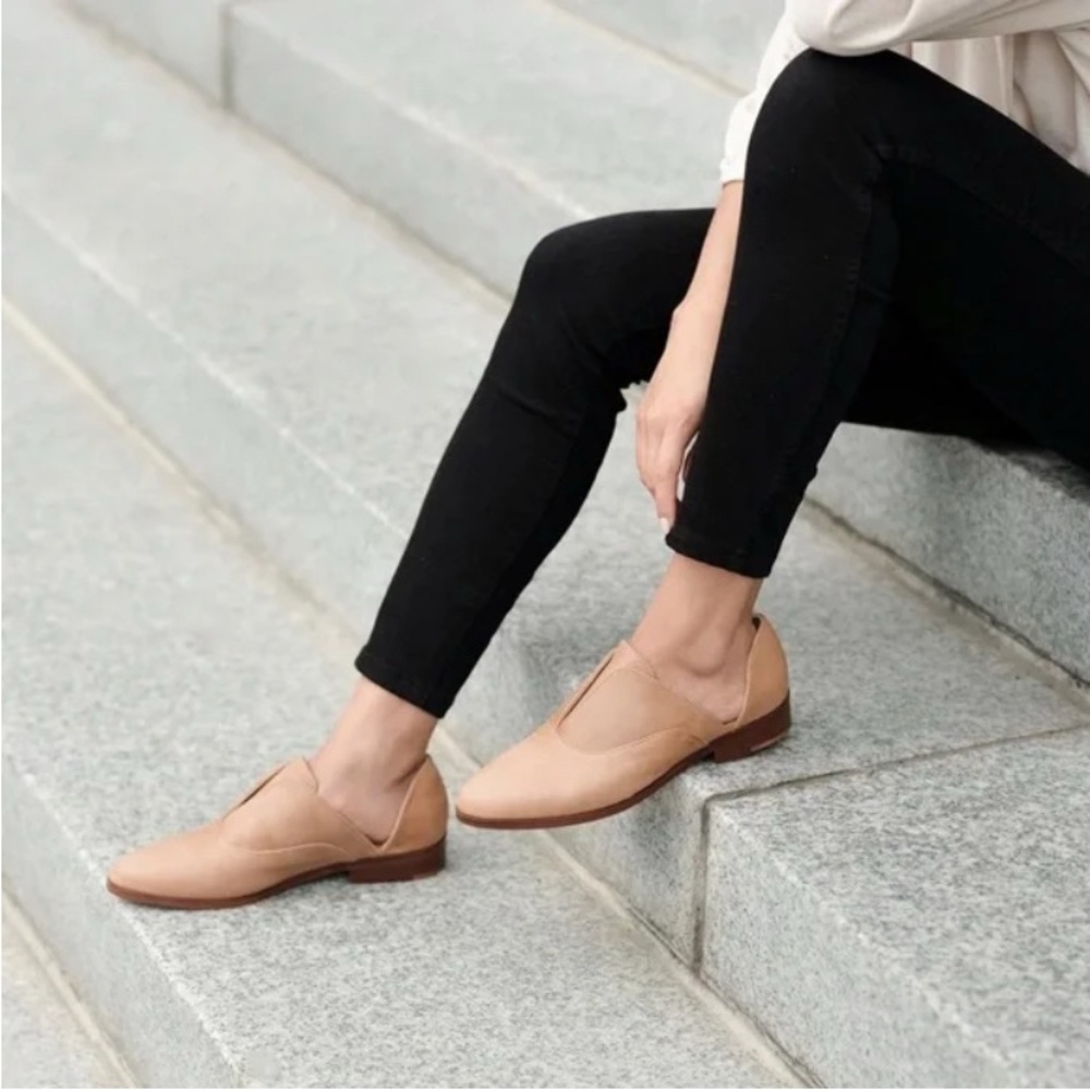 Nisolo Tan Loafers Minimalist Slip-Ons Size 8